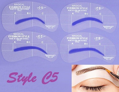 Eyebrow Shaping Stencil Set C5