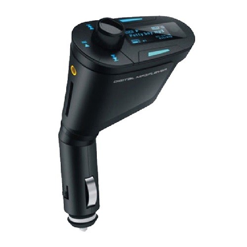 Blue Wireless Car FM Transmitter