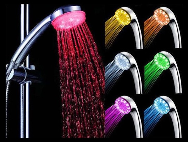 7 Colour Changing LED Shower Head