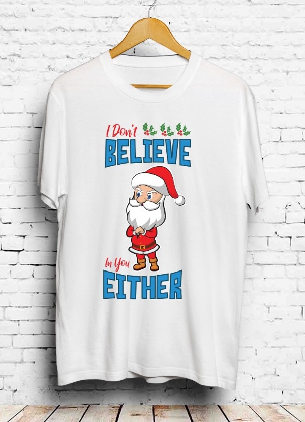 Santa Christmas T-Shirt White