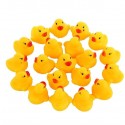 10 Mini Yellow Bath Duck