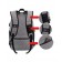 Grey Anti-Theft Locking Backpack