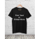 Your Custom Design Unisex T-Shirt Black